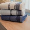 Set 3+3 Asciugamani Fiamma Vingi Viso e Ospite Idrospugna di Cotone