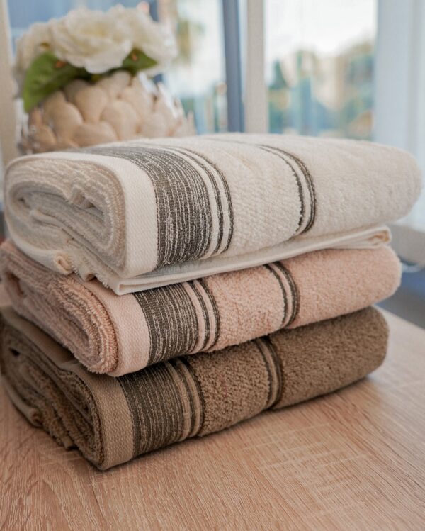 Set 3+3 Asciugamani Fiamma Vingi Viso e Ospite Idrospugna di Cotone