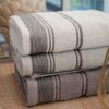 Set 3+3 Asciugamani Fiamma Vingi Viso e Ospite Idrospugna di Cotone