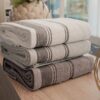 Set 3+3 Asciugamani Fiamma Vingi Viso e Ospite Idrospugna di Cotone