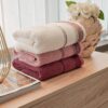 Set 3+3 Asciugamani Fiamma Vingi Viso e Ospite Idrospugna di Cotone