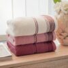 Set 3+3 Asciugamani Fiamma Vingi Viso e Ospite Idrospugna di Cotone