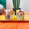 Tazza Mug Feuillage Con Manico 255cc In Ceramica