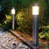 Lampada Tacoma Da Esterno A Energia Solare Con Picchett