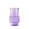 Vaso Altea Sagomato in Vetro Riciclato Viola H 17 cm.