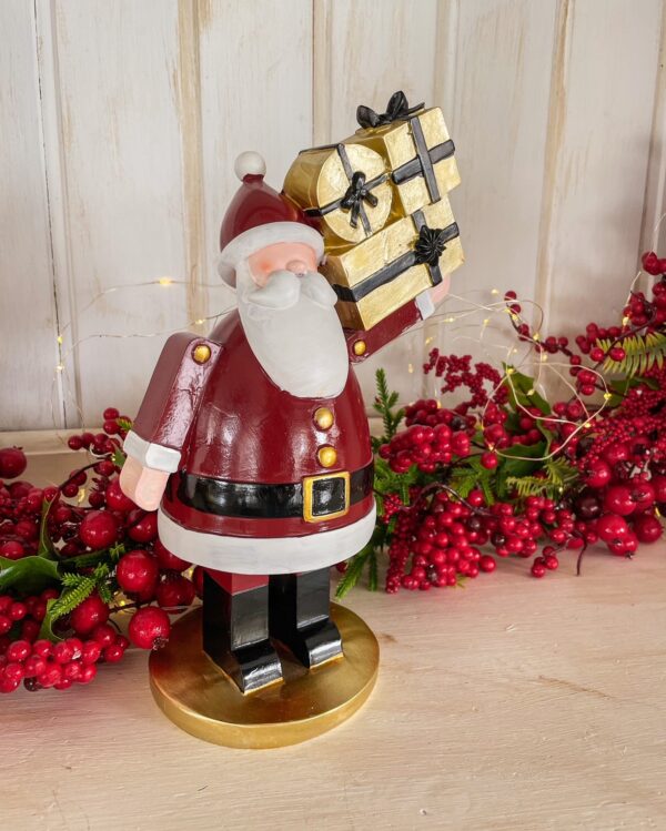 Babbo Natale Con Pacchi Origami Decorazione Natale