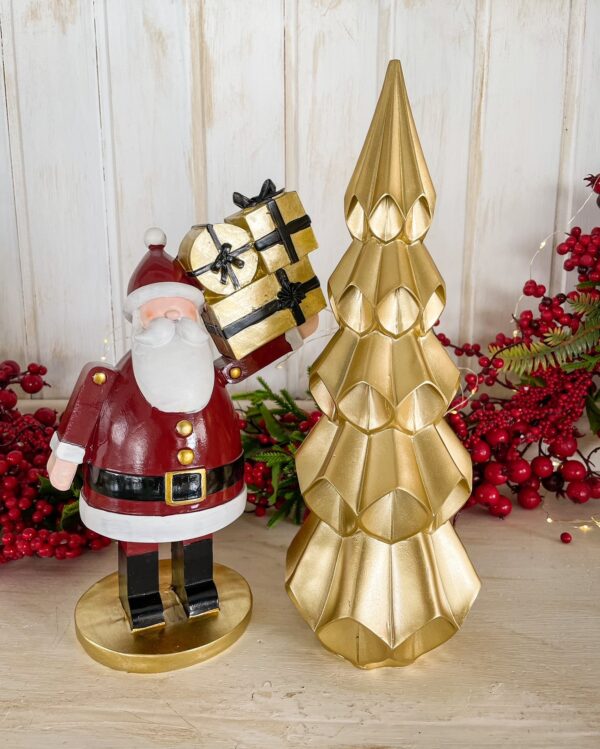 Albero di Natale Dorato Origami Decorazione Natale