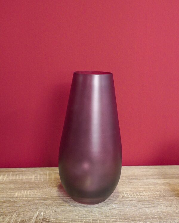 Vaso Marrone In Vetro Altezza Goodz