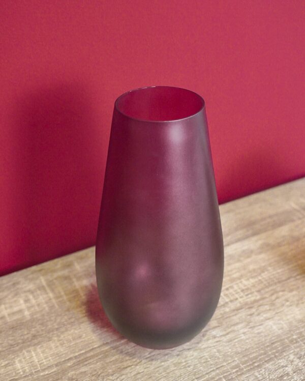 Vaso Marrone In Vetro Altezza Goodz
