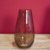 Vaso Marrone In Vetro Altezza Goodz
