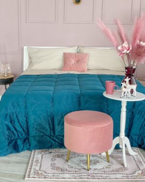 Trapunta Piumone Invernale Gaia Velluto Jacquard Linea Oro Carillo