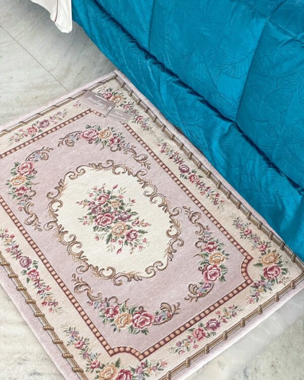 Tappeto Rettangolare Con Motivo Floreale Fondo Antiscivolo Preziosa Home Misure Varie-13297