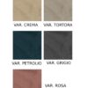 Pannello Tenda Gaia Con Borchie Argento 140x280 Cm