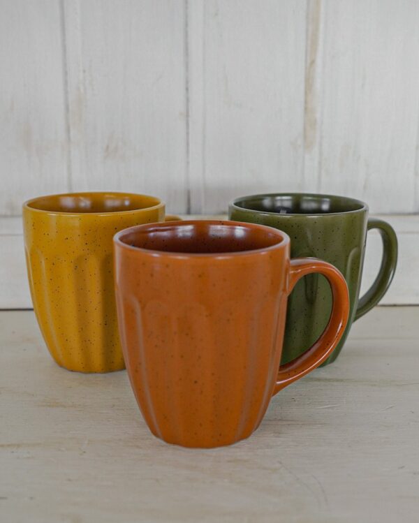 Tazza Mug Foglia Tognana Effetto Pepato In Porcellana