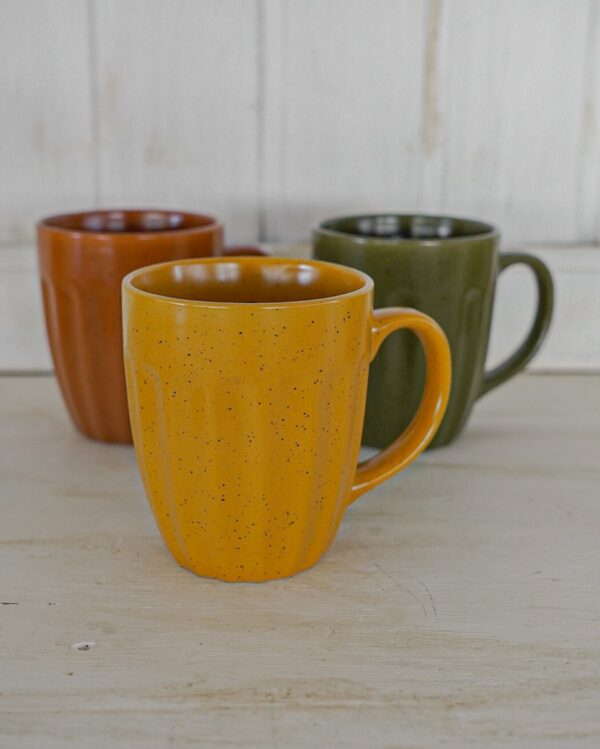 Tazza Mug Foglia Tognana Effetto Pepato In Porcellana