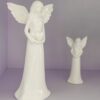 Angelo Con Ali e Cuore in Grembo In Ceramica