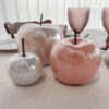 Mela Lucida Effetto Perlato Decorativa in Ceramica