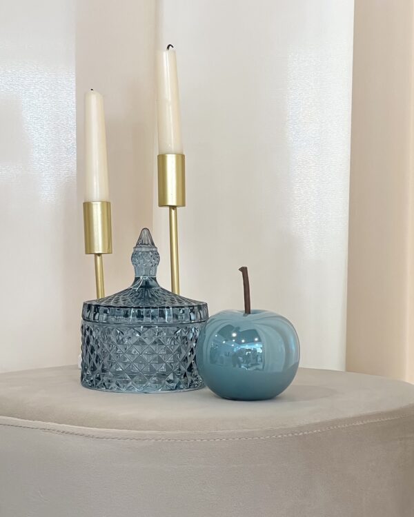 Mela Lucida Effetto Perlato Decorativa in Ceramica