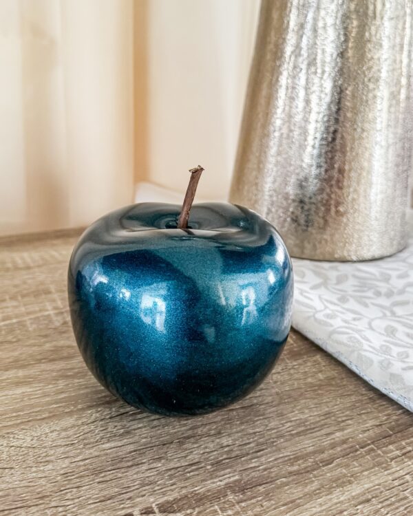 Mela Lucida Effetto Perlato Decorativa in Ceramica