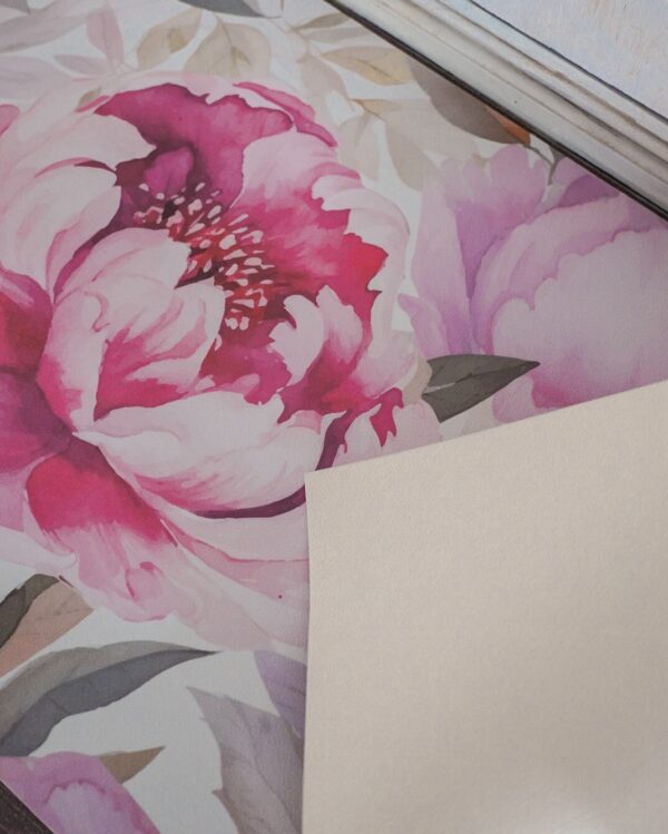 Tappeto Passatoia Peonia in Vinile Larghezza 50 Cm