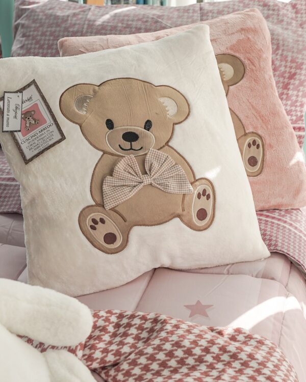 Cuscino Arredo Teddy In Velluto Con Zip Preziosa Home