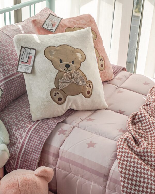 Cuscino Arredo Teddy In Velluto Con Zip Preziosa Home