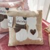 Cuscino Arredo Lilly in Velluto Con Zip Preziosa Home