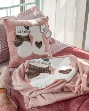 Plaid Lilly in Coral Preziosa Home