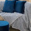 Cuscino Maison in Velvet Con Frangia Sfoderabile 42x42Cm