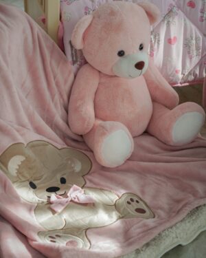 Coperta Plaid Teddy in Coral Preziosa Home