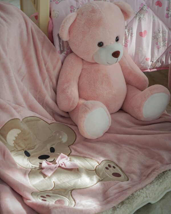 Coperta Plaid Teddy in Coral Preziosa Home