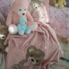 Coperta Plaid Teddy in Coral Preziosa Home