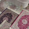 Tappeto Venus Classic Living Con Frangia Rosso Blu Panna o Verde