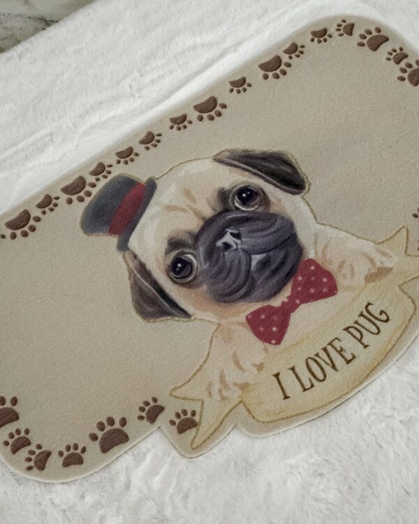 Zerbino Sagomotto Tema Cani e Gatti 45x75 Cm Retro in PVC