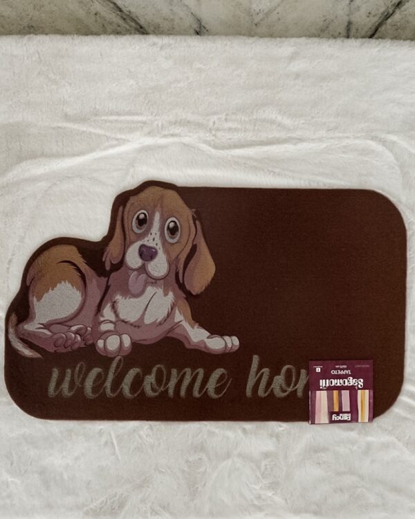 Zerbino Sagomotto Tema Cani e Gatti 45x75 Cm Retro in PVC