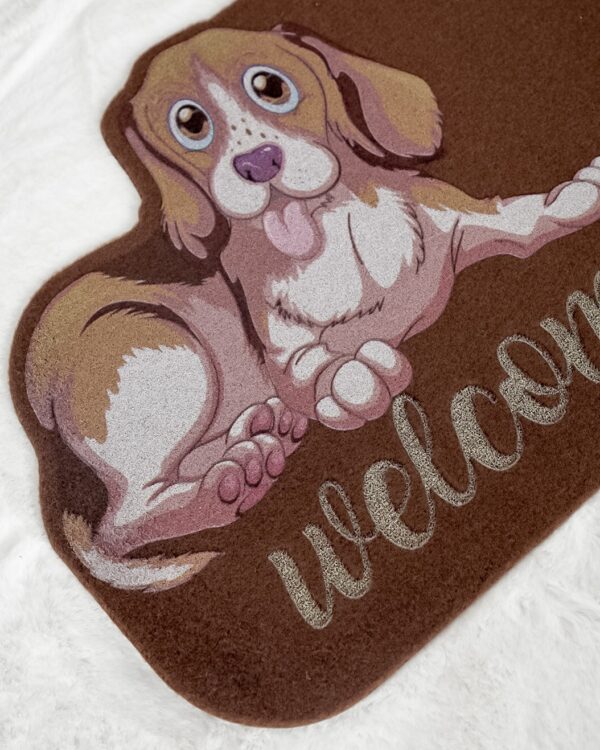 Zerbino Sagomotto Tema Cani e Gatti 45x75 Cm Retro in PVC