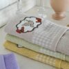 Set 3 Strofinacci Easter Vingi Ricami Spugna di Cotone 100%