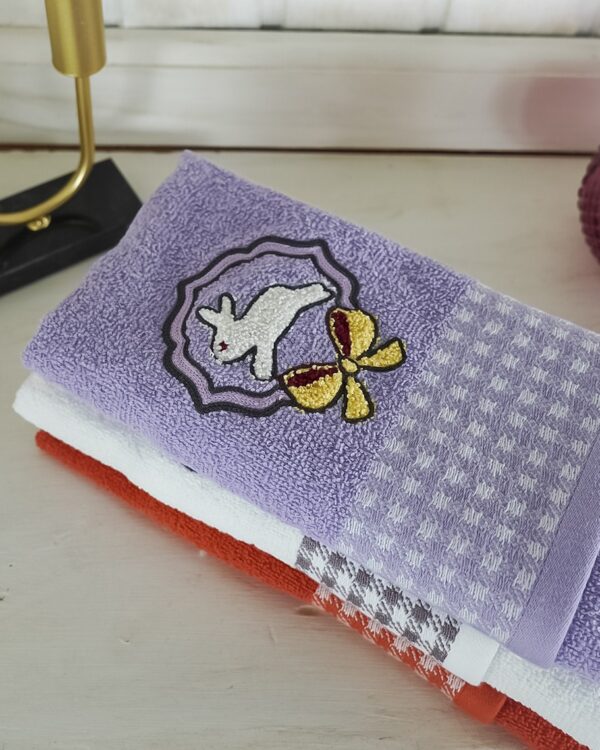 Set 3 Strofinacci Easter Vingi Ricami Spugna di Cotone 100%