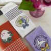 Set 3 Strofinacci Easter Vingi Ricami Spugna di Cotone 100%