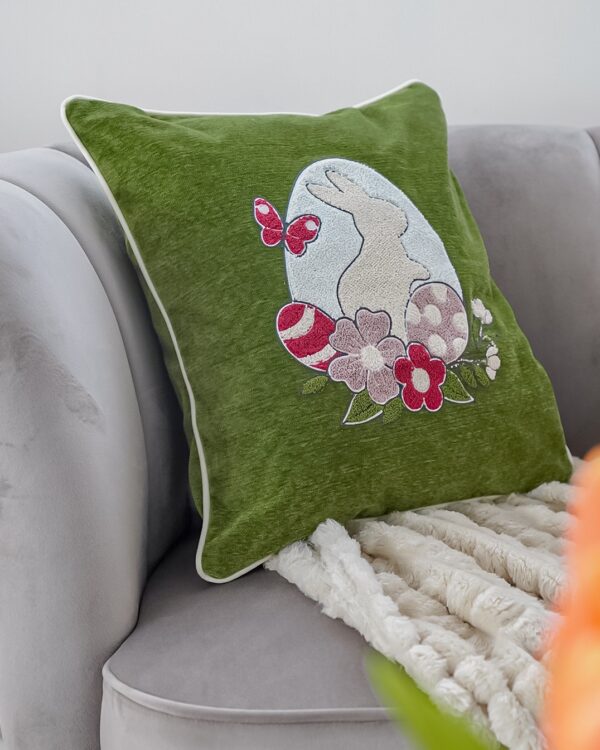 Cuscino Arredo Easter Ciniglia Vingi Con Zip Pasqua