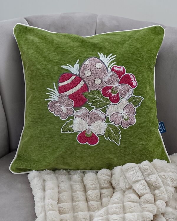 Cuscino Arredo Easter Ciniglia Vingi Con Zip Pasqua