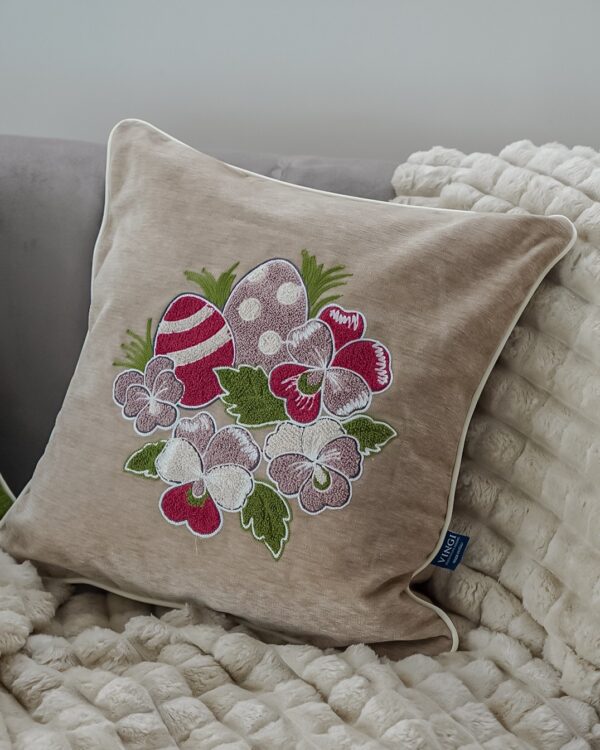 Cuscino Arredo Easter Ciniglia Vingi Con Zip Pasqua
