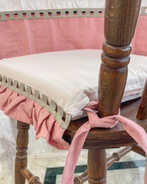 Cuscino Coprisedia Ikeabana Con Laccetti Set da 6 Pezzi