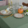 Tovaglia Frill Tinta Unita Con Frill Gigante Preziosa Luxury Home