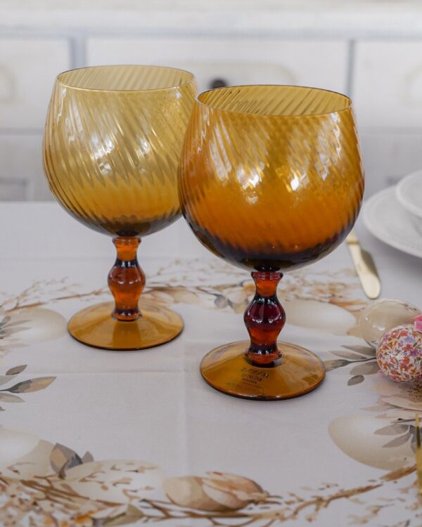 Coppia di Calici da Cocktail in Vetro Hanna Home