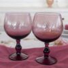 Coppia di Calici da Cocktail in Vetro Hanna Home