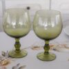 Coppia di Calici da Cocktail in Vetro Hanna Home