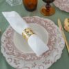 Servizio di Piatti Lady 18 Pezzi In Porcellana Preziosa Luxury