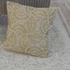 Cuscino Arredo Crema con Applicazioni Dorate Hanna Home Con Zip