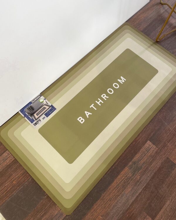 Tappeto Bagno Dry & Clean Retro Antiscivolo e Memory Foam